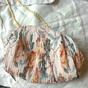 Loeffler Randall Pleated Floral Clutch – NWOT